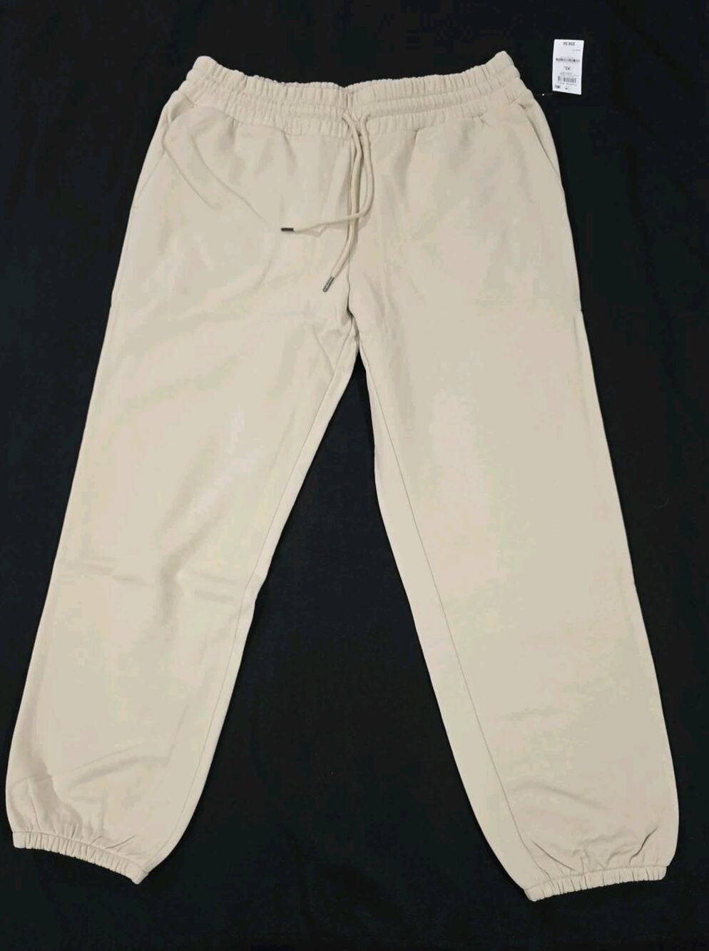 Mode Of One MO1 Men's XL Beige Sweatpants Pockets Elastic Hem Heavyweight NWT
